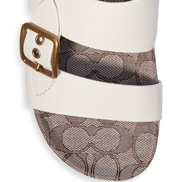 COACH Addison Leather Sandals - Size 9.5 - Picture 4 of 5